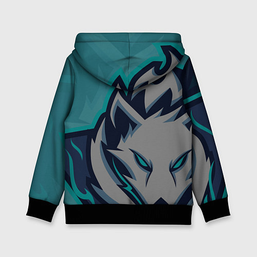 Детская толстовка Форма White wolves / 3D-Черный – фото 2