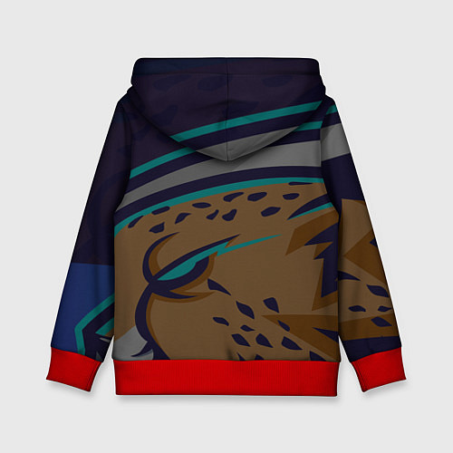 Детская толстовка Форма Cheetah / 3D-Красный – фото 2