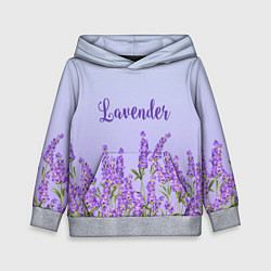 Толстовка-худи детская Lavander, цвет: 3D-меланж