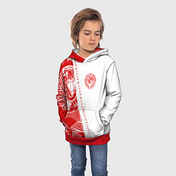 Толстовка-худи детская СССР, цвет: 3D-красный — фото 2