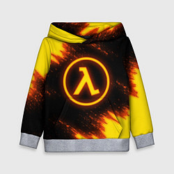 Толстовка-худи детская HALF-LIFE, цвет: 3D-меланж