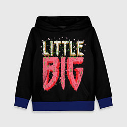 Толстовка-худи детская Little Big, цвет: 3D-синий