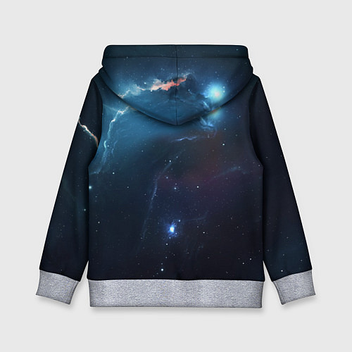 Детская толстовка Spaceship / 3D-Меланж – фото 2