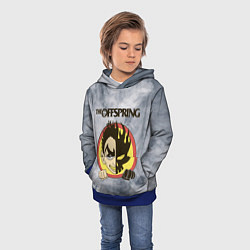Толстовка-худи детская The Offspring, цвет: 3D-синий — фото 2
