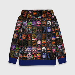 Толстовка-худи детская Five Nights At Freddy's, цвет: 3D-синий