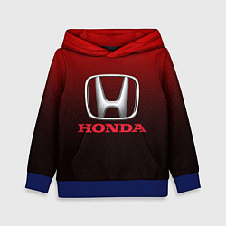 Толстовка-худи детская HONDA, цвет: 3D-синий