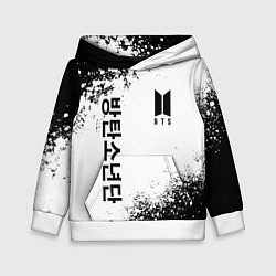 Толстовка-худи детская BTS, цвет: 3D-белый