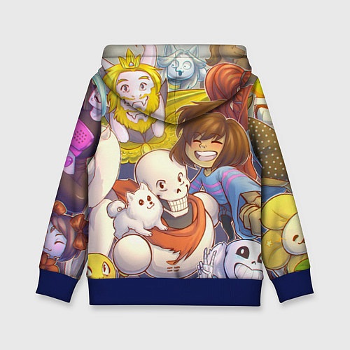 Детская толстовка UNDERTALE / 3D-Синий – фото 2