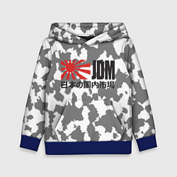 Толстовка-худи детская JDM Style, цвет: 3D-синий