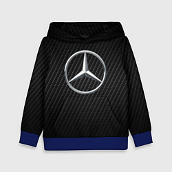 Толстовка-худи детская MERCEDES, цвет: 3D-синий