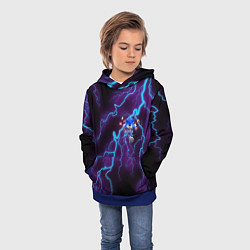 Толстовка-худи детская SONIC, цвет: 3D-синий — фото 2