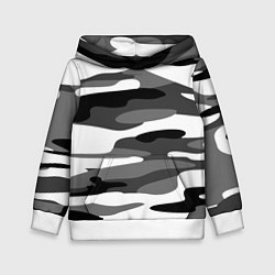 Толстовка-худи детская Камуфляж Sabaton без лого, цвет: 3D-белый