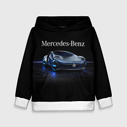 Толстовка-худи детская MERCEDES, цвет: 3D-белый