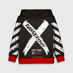 Толстовка-худи детская Off-White: Dangerous, цвет: 3D-красный