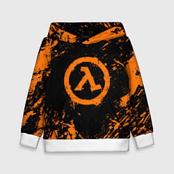 Толстовка-худи детская HALF-LIFE, цвет: 3D-белый