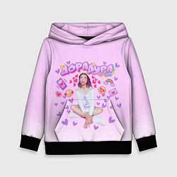 Толстовка-худи детская Дора, цвет: 3D-черный