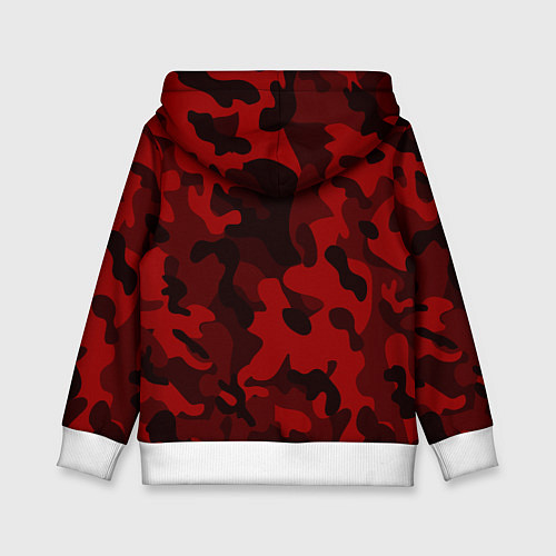 Детская толстовка RED MILITARY / 3D-Белый – фото 2