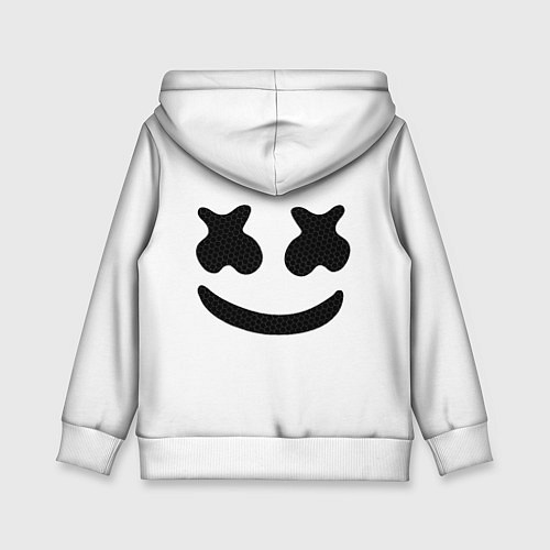 Детская толстовка Marshmello Спина / 3D-Белый – фото 2