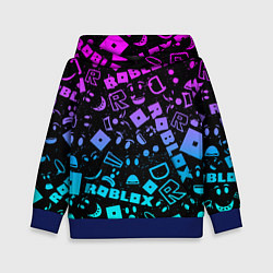 Толстовка-худи детская Roblox, цвет: 3D-синий