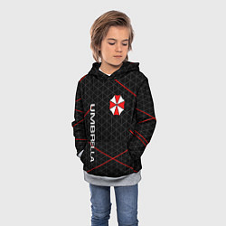 Толстовка-худи детская UMBRELLA CORP, цвет: 3D-меланж — фото 2