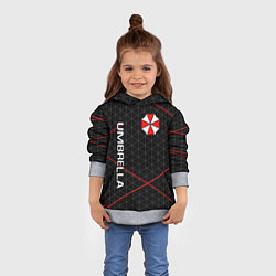 Толстовка-худи детская UMBRELLA CORP, цвет: 3D-меланж — фото 2