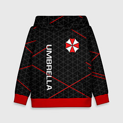 Толстовка-худи детская UMBRELLA CORP, цвет: 3D-красный