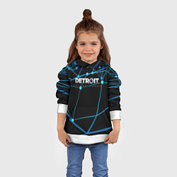Толстовка-худи детская Detroit:Become Human, цвет: 3D-белый — фото 2
