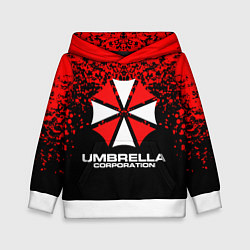 Толстовка-худи детская Umbrella Corporation, цвет: 3D-белый