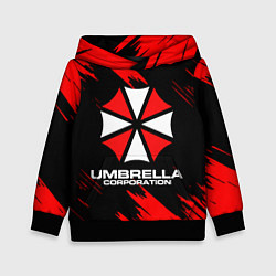 Толстовка-худи детская Umbrella Corporation, цвет: 3D-черный