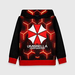 Толстовка-худи детская UMBRELLA CORP, цвет: 3D-красный