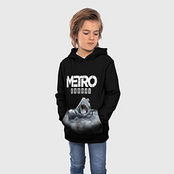Толстовка-худи детская METRO EXODUS, цвет: 3D-черный — фото 2