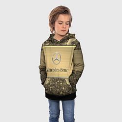 Толстовка-худи детская MERCEDES GOLD, цвет: 3D-черный — фото 2