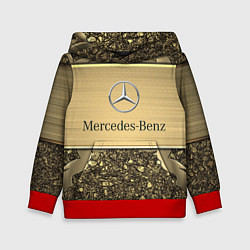 Толстовка-худи детская MERCEDES GOLD, цвет: 3D-красный