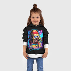 Толстовка-худи детская PREDATOR, цвет: 3D-белый — фото 2