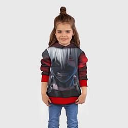 Толстовка-худи детская TOKYO GHOUL, цвет: 3D-красный — фото 2