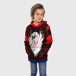 Толстовка-худи детская BERSERK, цвет: 3D-синий — фото 2