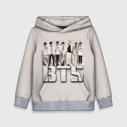 Толстовка-худи детская BTS, цвет: 3D-меланж