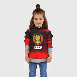 Толстовка-худи детская СССР, цвет: 3D-меланж — фото 2
