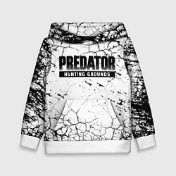 Толстовка-худи детская PREDATOR: HUNTING GROUNDS, цвет: 3D-белый