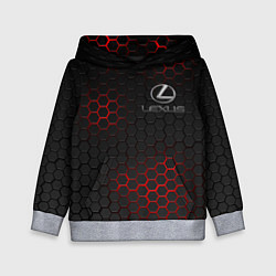 Толстовка-худи детская LEXUS, цвет: 3D-меланж