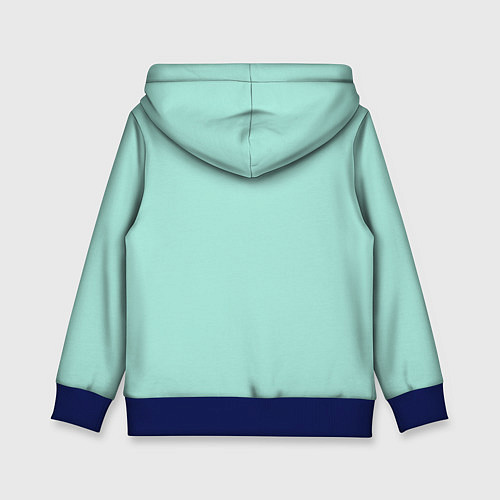 Детская толстовка Мятная Маска / 3D-Синий – фото 2