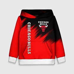 Толстовка-худи детская CHICAGO BULLS, цвет: 3D-белый