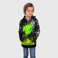 Толстовка-худи детская FAIRY TAIL, цвет: 3D-черный — фото 2