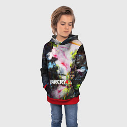 Толстовка-худи детская FARCRY4, цвет: 3D-красный — фото 2