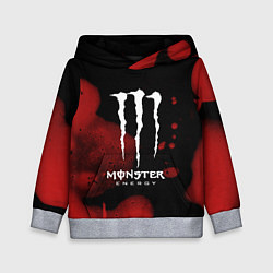 Толстовка-худи детская MONSTER ENERGY, цвет: 3D-меланж