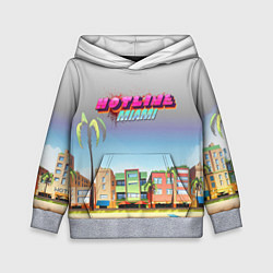 Толстовка-худи детская HOTLINE MIAMI, цвет: 3D-меланж