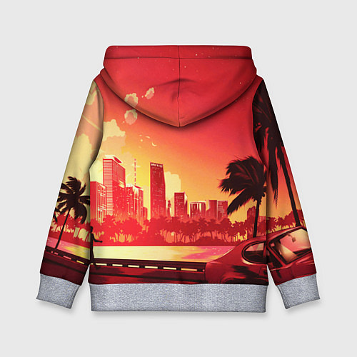 Детская толстовка HOTLINE MIAMI / 3D-Меланж – фото 2