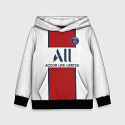 Толстовка-худи детская PSG away 20-21, цвет: 3D-черный