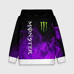 Толстовка-худи детская MONSTER ENERGY, цвет: 3D-белый