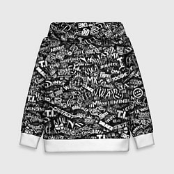 Толстовка-худи детская Top Hip Hop, цвет: 3D-белый